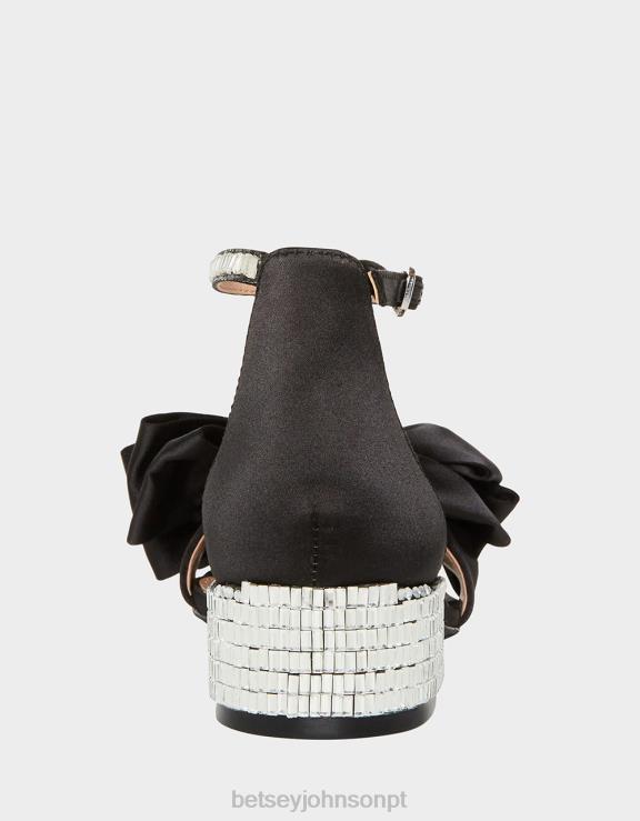 preto louco H6X06189 Betsey Johnson crianças sapato