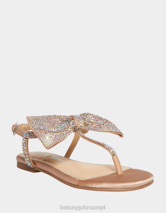 champanhe sasha H6X06200 Betsey Johnson crianças sapato