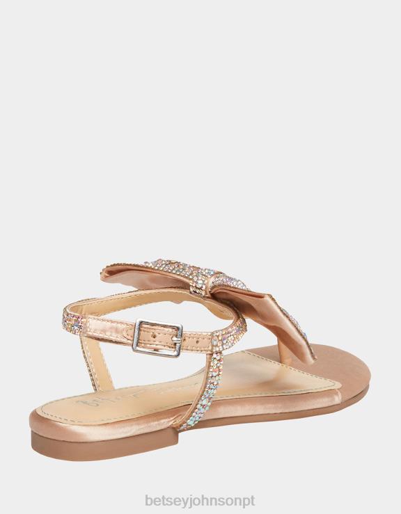 champanhe sasha H6X06200 Betsey Johnson crianças sapato