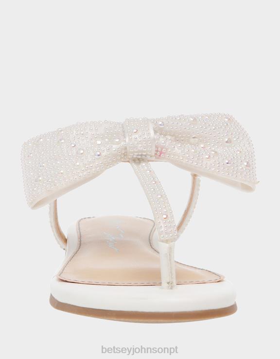 marfim sasha H6X06186 Betsey Johnson crianças sapato