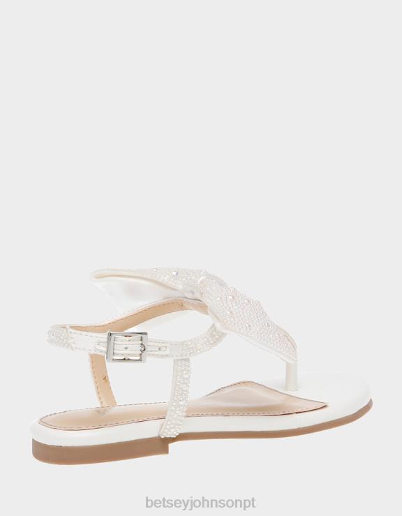 marfim sasha H6X06186 Betsey Johnson crianças sapato