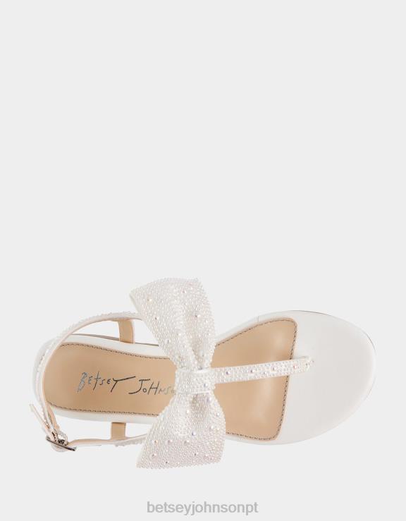 marfim sasha H6X06186 Betsey Johnson crianças sapato