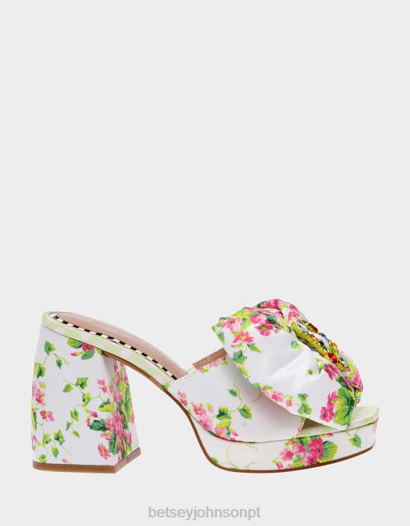 branco multi possível H6X068 Betsey Johnson mulheres sapato