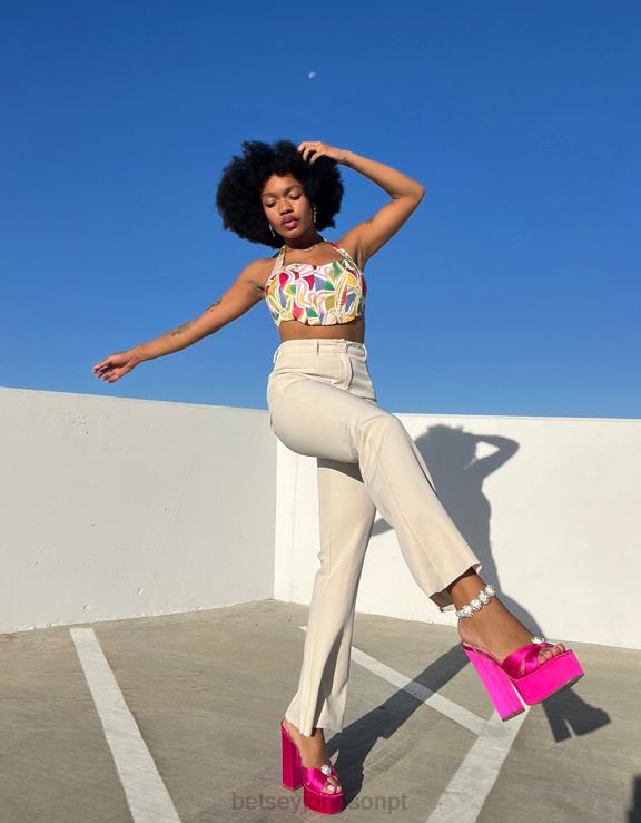 fúcsia pedreiro H6X06100 Betsey Johnson mulheres sapato