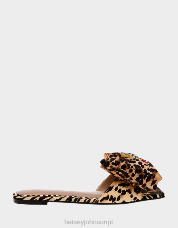 leopardo multi margarida-g H6X0659 Betsey Johnson mulheres sapato