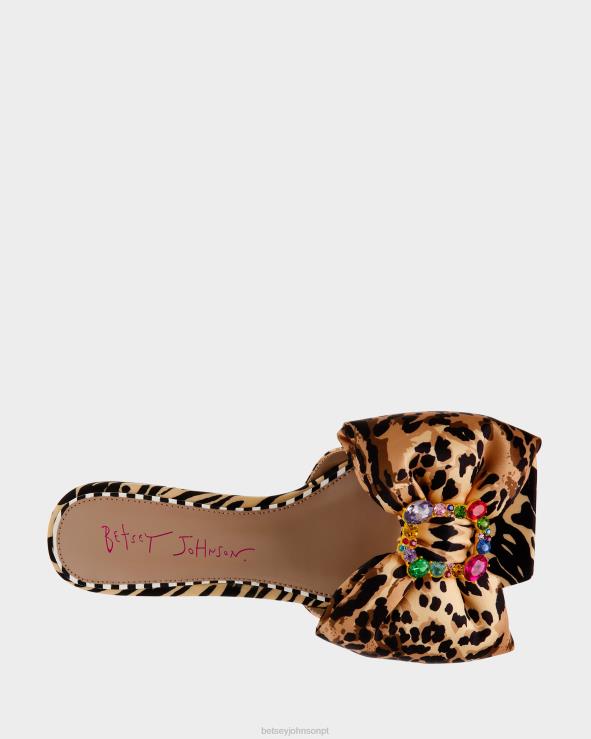 leopardo multi margarida-g H6X0659 Betsey Johnson mulheres sapato