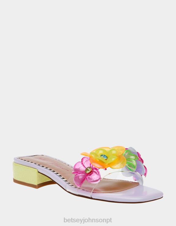 lilás jornal H6X0689 Betsey Johnson mulheres sapato