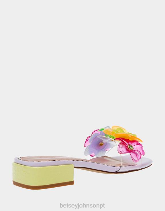 lilás jornal H6X0689 Betsey Johnson mulheres sapato