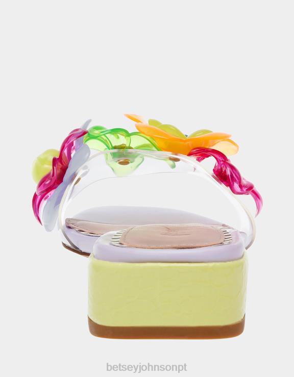 lilás jornal H6X0689 Betsey Johnson mulheres sapato