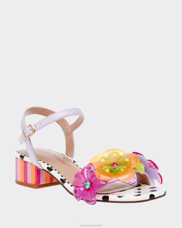 lilás pontilhada H6X0674 Betsey Johnson mulheres sapato