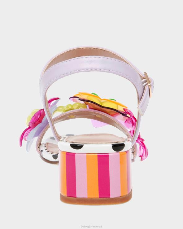 lilás pontilhada H6X0674 Betsey Johnson mulheres sapato