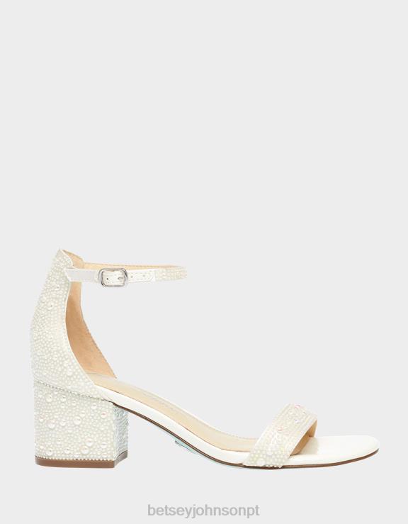 marfim Mari H6X0638 Betsey Johnson mulheres sapato