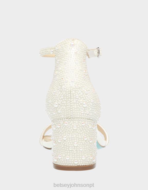 marfim Mari H6X0638 Betsey Johnson mulheres sapato