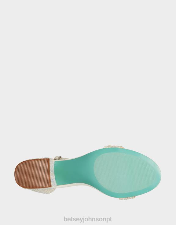 marfim Mari H6X0638 Betsey Johnson mulheres sapato