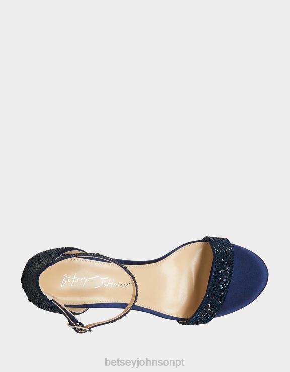 marinha Mari H6X06116 Betsey Johnson mulheres sapato