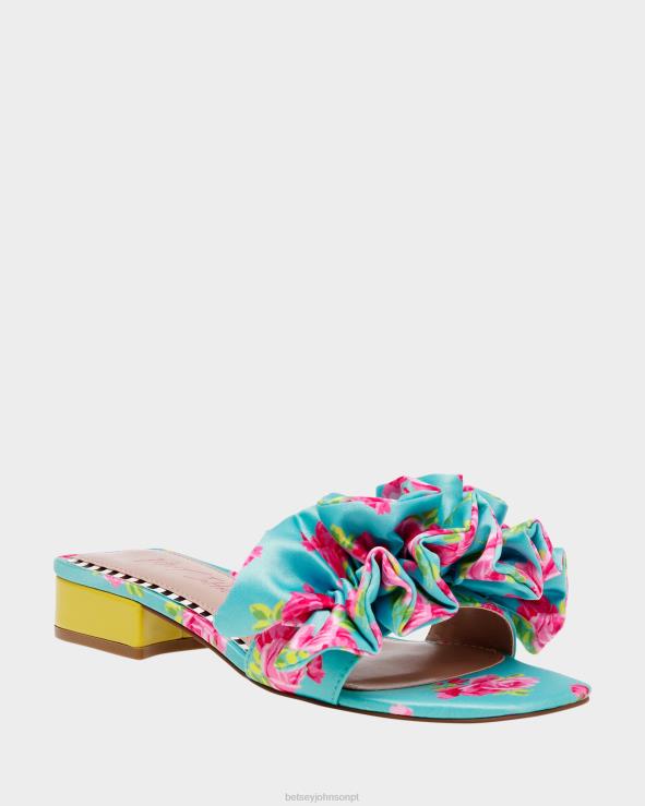 multi azul aliviar H6X0668 Betsey Johnson mulheres sapato
