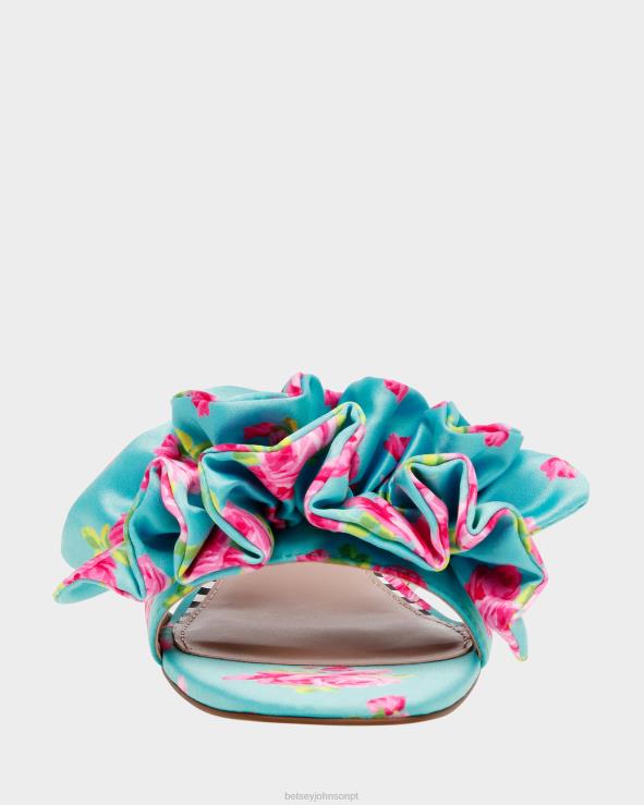 multi azul aliviar H6X0668 Betsey Johnson mulheres sapato