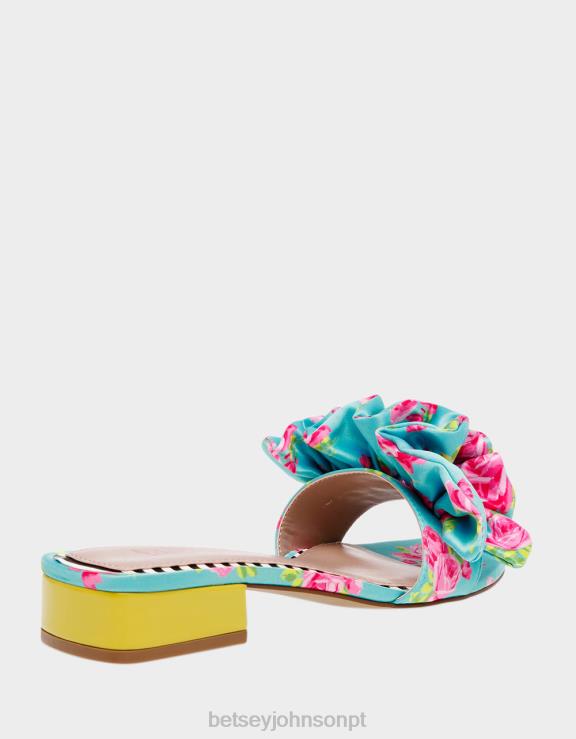multi azul aliviar H6X0668 Betsey Johnson mulheres sapato