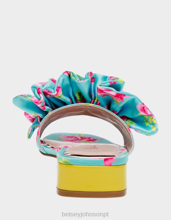 multi azul aliviar H6X0668 Betsey Johnson mulheres sapato