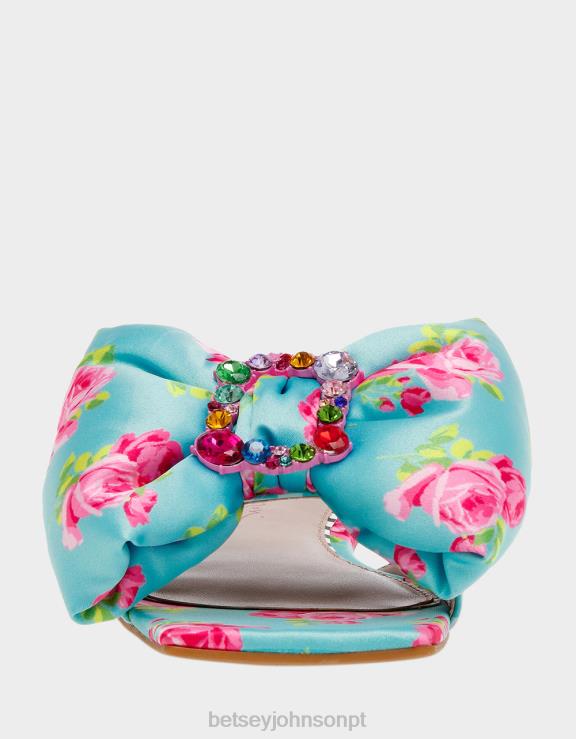 multi azul margarida-g H6X06121 Betsey Johnson mulheres sapato