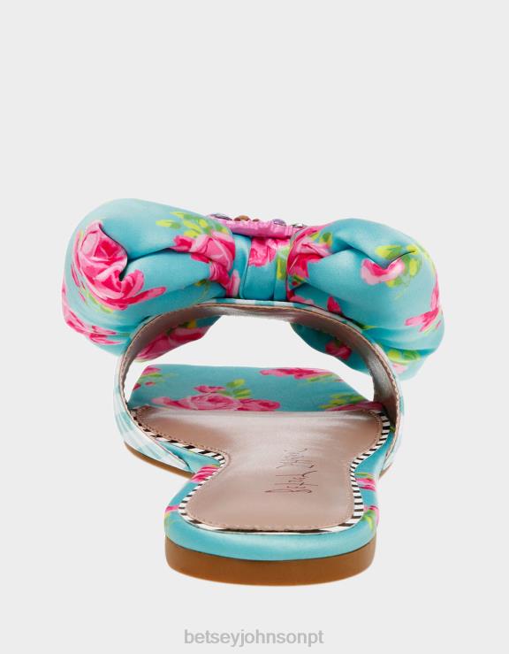 multi azul margarida-g H6X06121 Betsey Johnson mulheres sapato