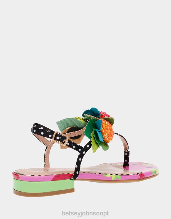 multi suculento H6X0695 Betsey Johnson mulheres sapato