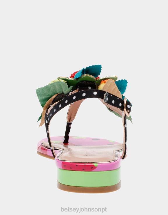 multi suculento H6X0695 Betsey Johnson mulheres sapato