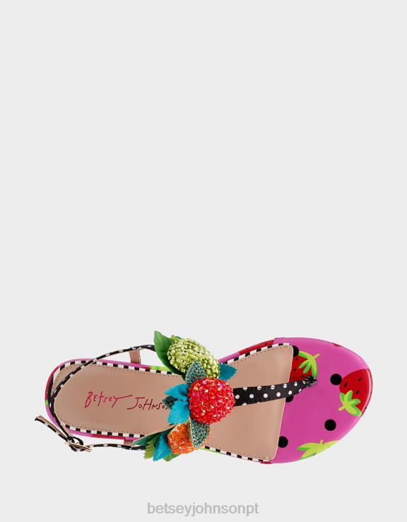 multi suculento H6X0695 Betsey Johnson mulheres sapato