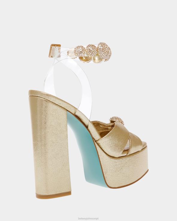 ouro pedreiro H6X06112 Betsey Johnson mulheres sapato