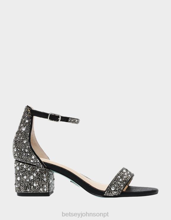 preto Mari H6X06172 Betsey Johnson mulheres sapato