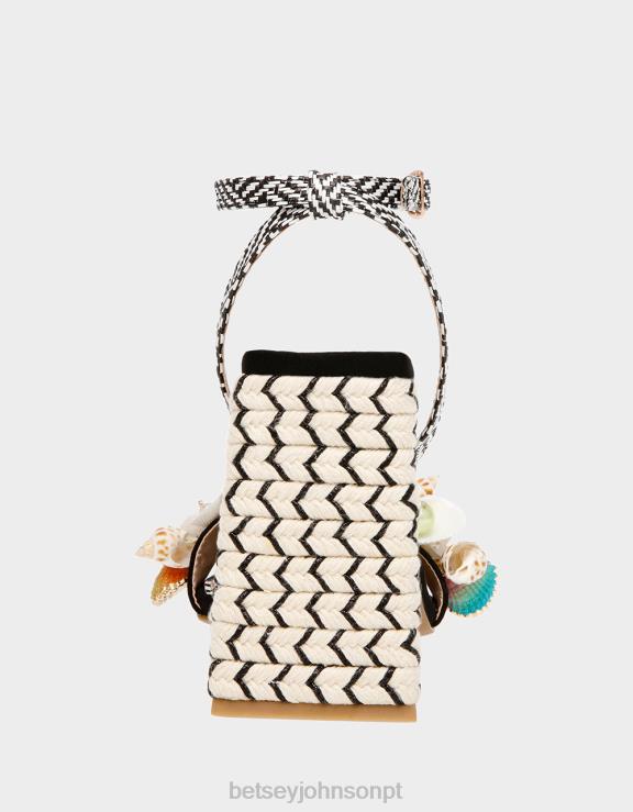 preto multi anckor H6X0679 Betsey Johnson mulheres sapato