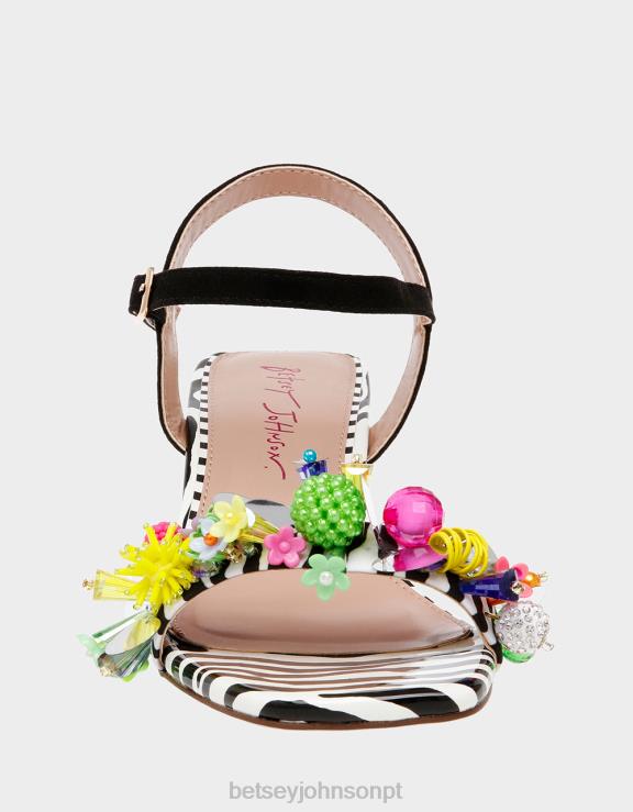 preto multi jayleene H6X06106 Betsey Johnson mulheres sapato