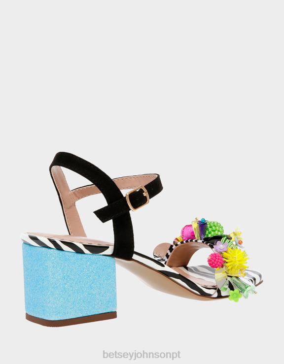 preto multi jayleene H6X06106 Betsey Johnson mulheres sapato