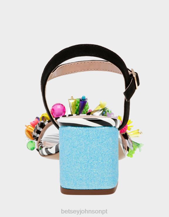 preto multi jayleene H6X06106 Betsey Johnson mulheres sapato