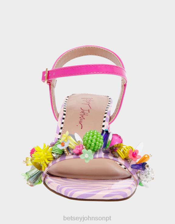 rosa multi jayleene H6X0697 Betsey Johnson mulheres sapato