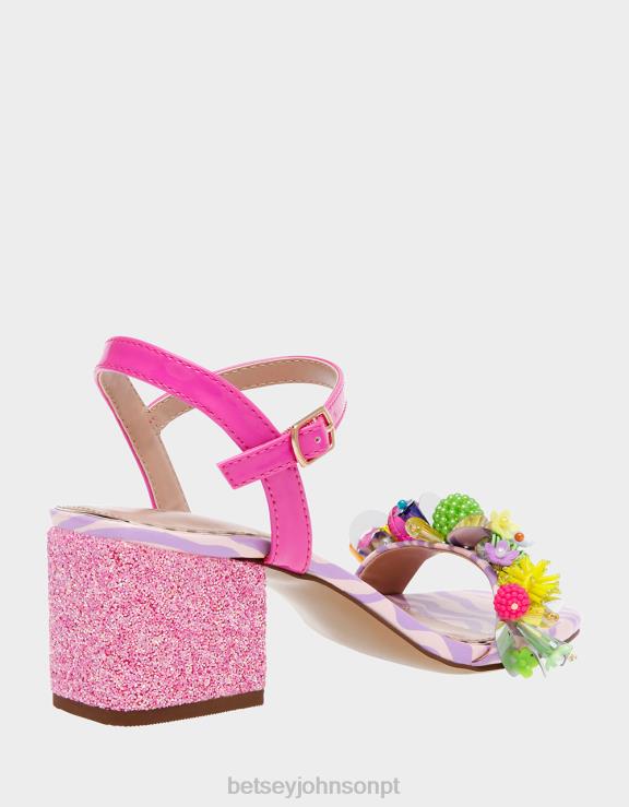 rosa multi jayleene H6X0697 Betsey Johnson mulheres sapato