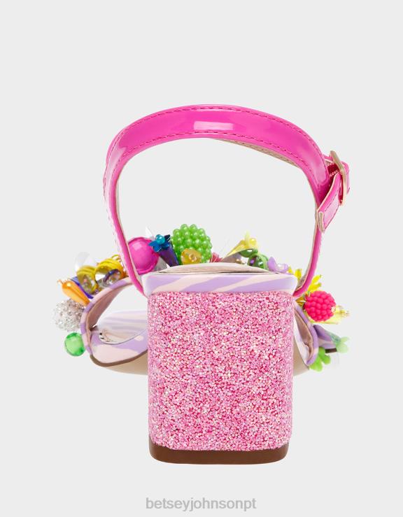 rosa multi jayleene H6X0697 Betsey Johnson mulheres sapato