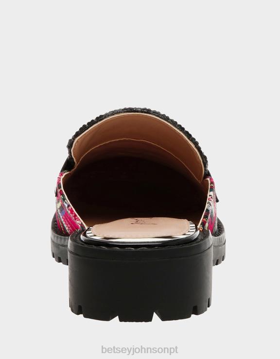 xadrez vermelho ronin H6X0631 Betsey Johnson mulheres sapato