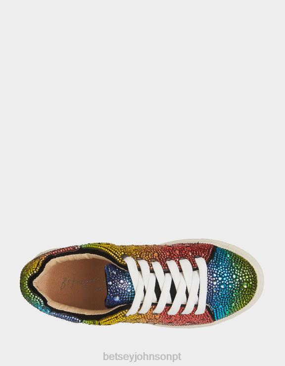 arco-íris multi sidny H6X06175 Betsey Johnson crianças sapato