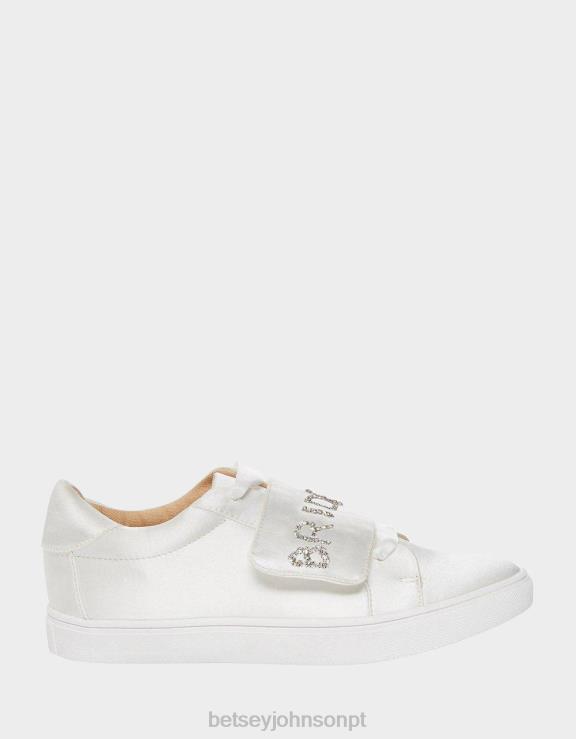 cetim sb-liana marfim H6X06183 Betsey Johnson mulheres sapato