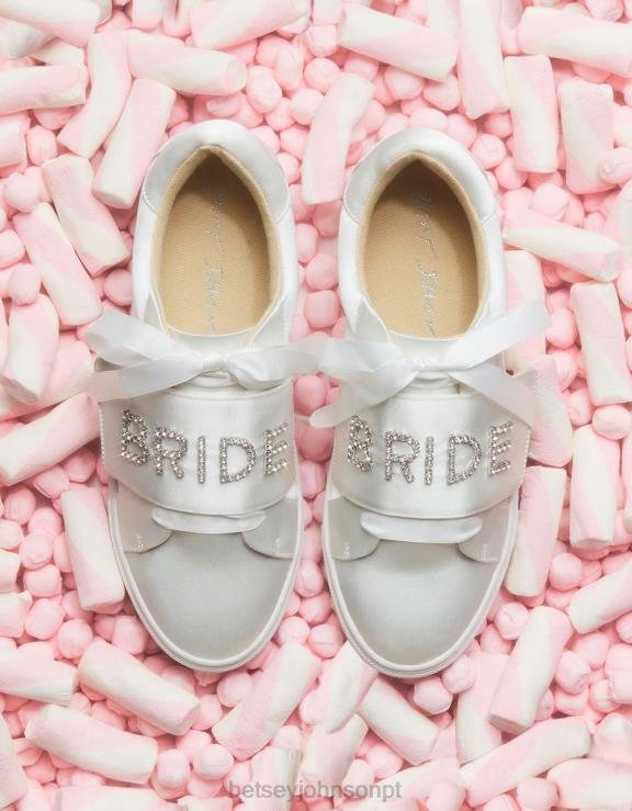 cetim sb-liana marfim H6X06183 Betsey Johnson mulheres sapato