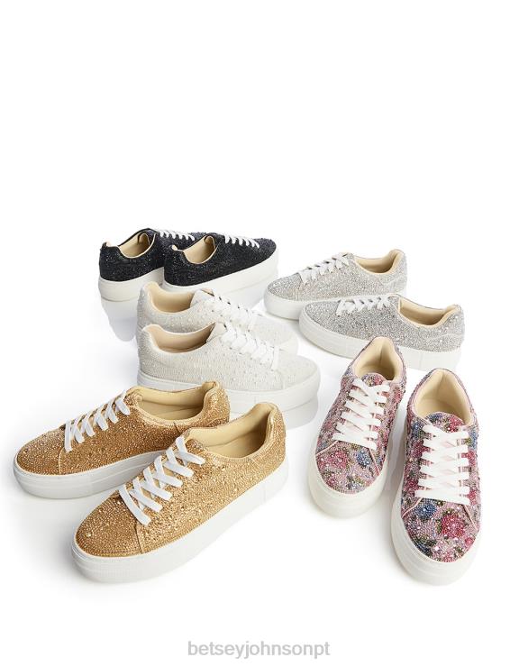 ouro multi sidny H6X0663 Betsey Johnson mulheres sapato