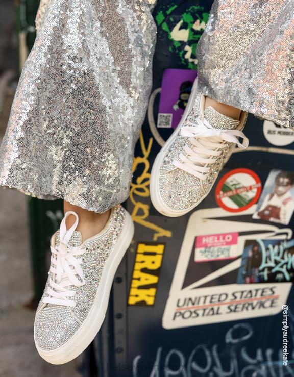 strass sidny H6X061 Betsey Johnson mulheres sapato