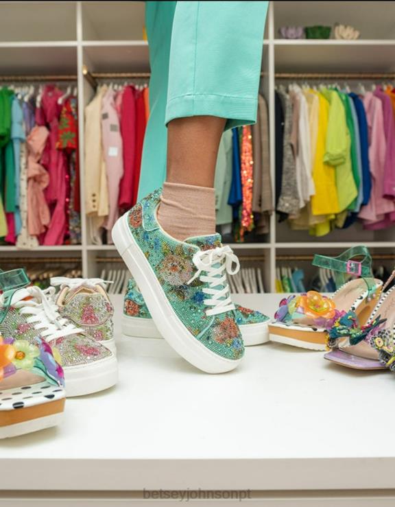 verde multi sidny H6X0647 Betsey Johnson mulheres sapato